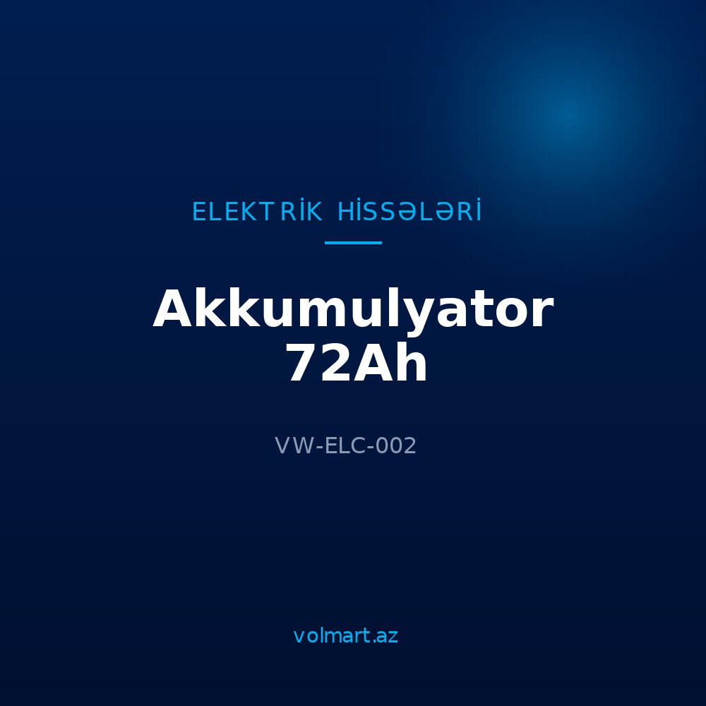 Akkumulyator 72Ah