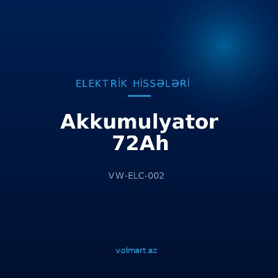 Akkumulyator 72Ah